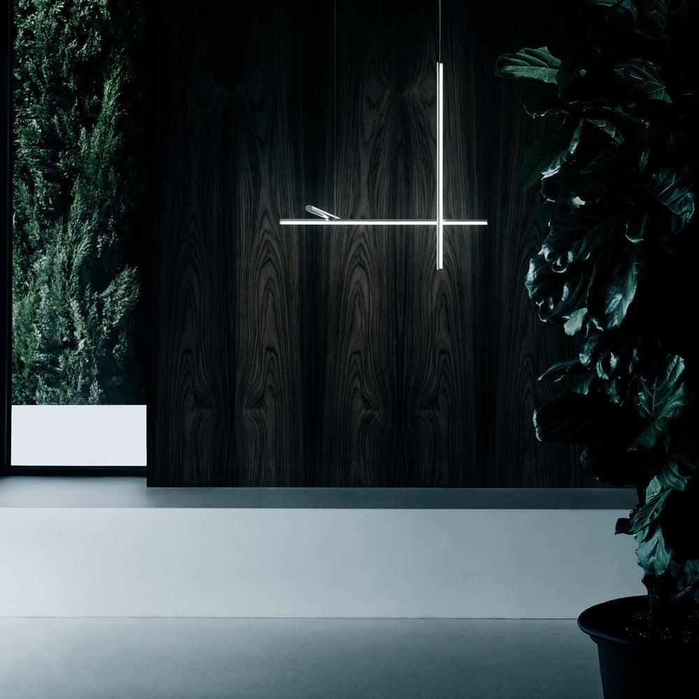Modern Geometric LED Grid Pendant Light Contemporary Gold and Black Chandelier for Living Room