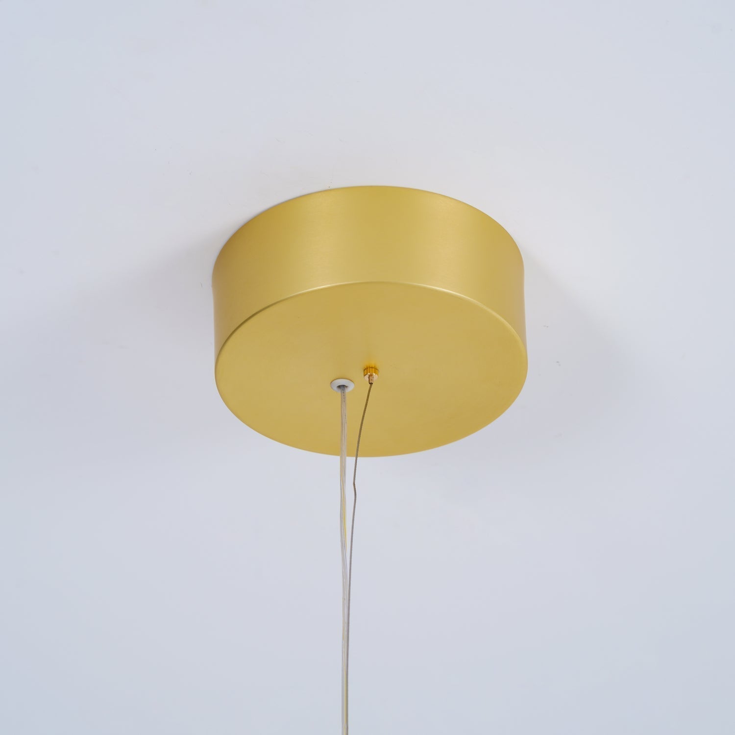 Modern Geometric LED Grid Pendant Light Contemporary Gold and Black Chandelier for Living Room
