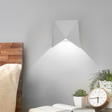 Modern Geometric LED Outdoor Wall Sconce Waterproof Aluminum Exterior Light for Porch and Yard