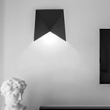 Modern Geometric LED Outdoor Wall Sconce Waterproof Aluminum Exterior Light for Porch and Yard