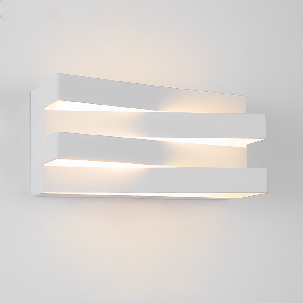 Modern Geometric LED Wall Sconce Minimalist Acrylic Indoor Lighting for Bedroom and Living Room