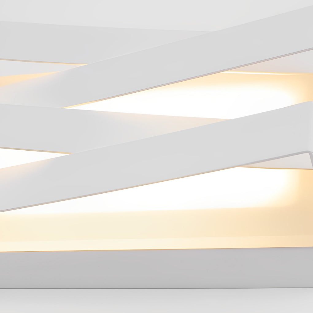 Modern Geometric LED Wall Sconce Minimalist Acrylic Indoor Lighting for Bedroom and Living Room