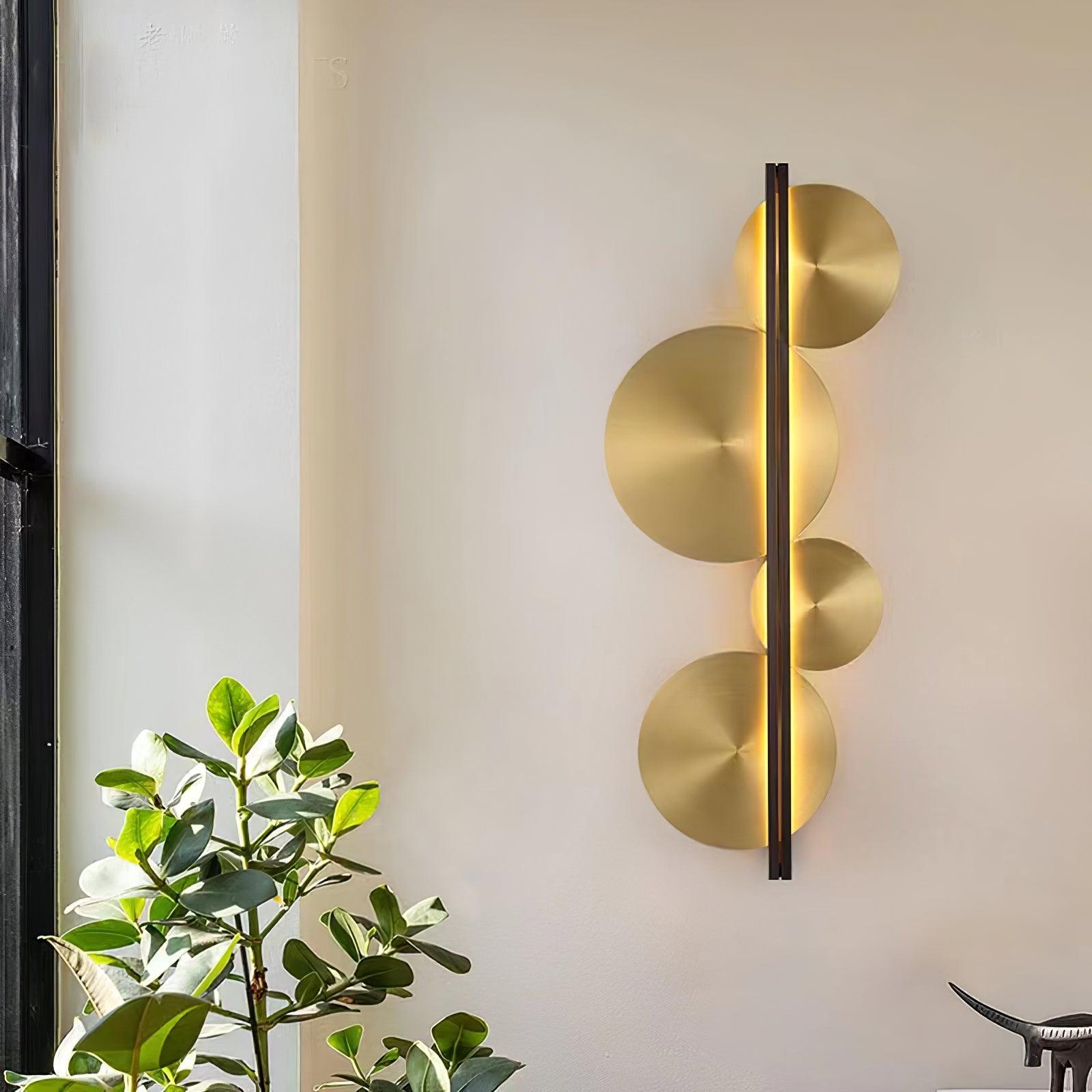 Modern Geometric LED Wall Sconce Strate Stainless Steel Bracket Lamp