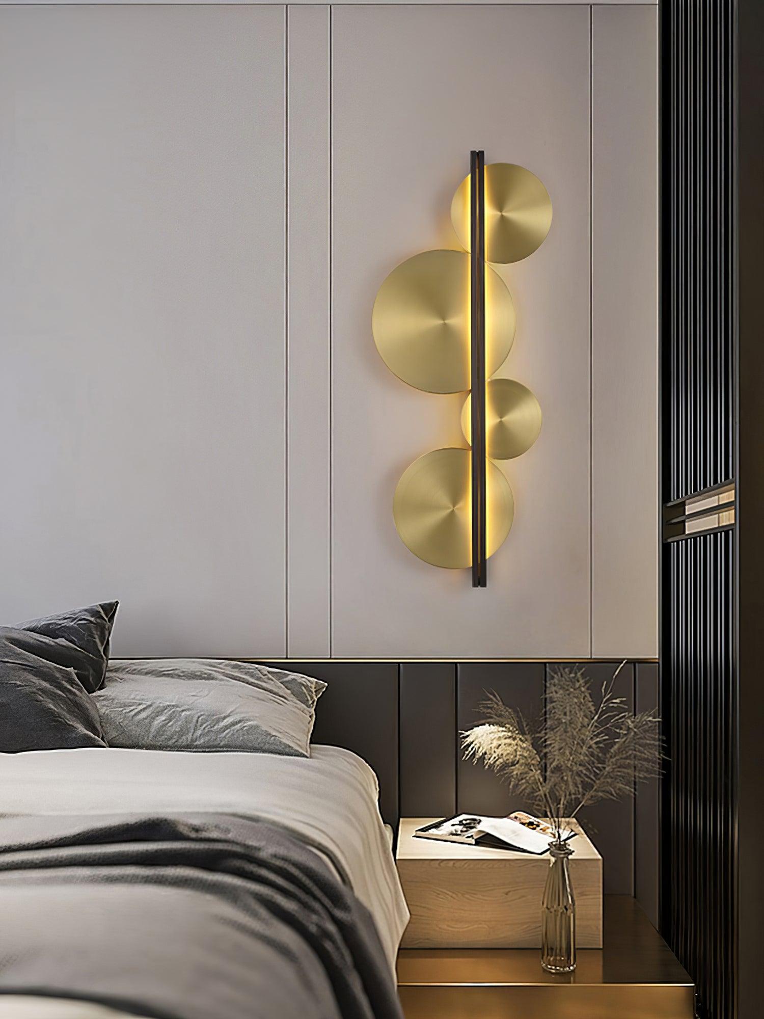 Modern Geometric LED Wall Sconce Strate Stainless Steel Bracket Lamp