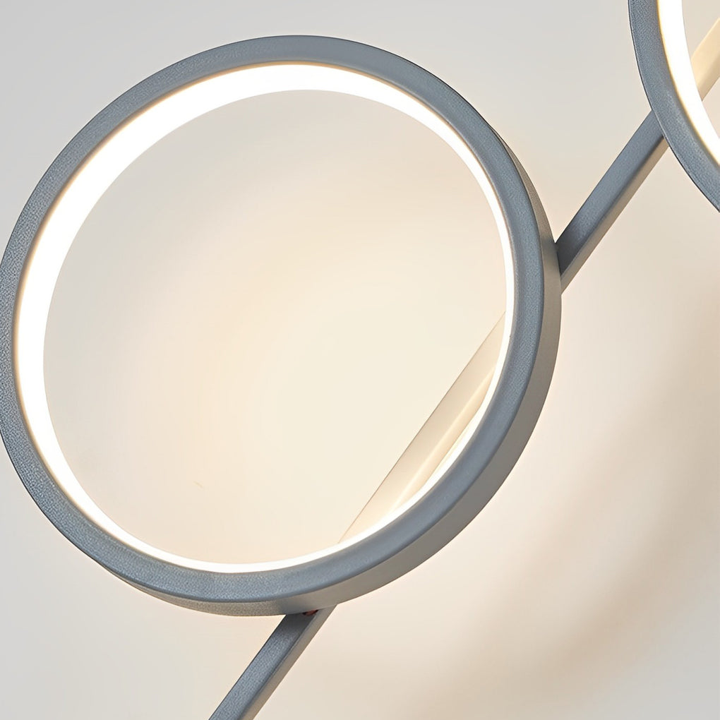 Modern Geometric LED Wall Sconce with Creative Circular Design and Artistic Accent Lighting