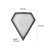 Modern Geometric LED Waterproof Outdoor Wall Sconce Black Exterior Porch Light for Garden and Entryway