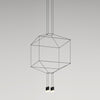 Modern Geometric LED Wire Pendant Lamp Contemporary Black Chandelier Lighting