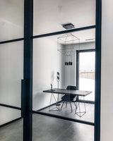 Modern Geometric LED Wire Pendant Lamp Contemporary Black Chandelier Lighting
