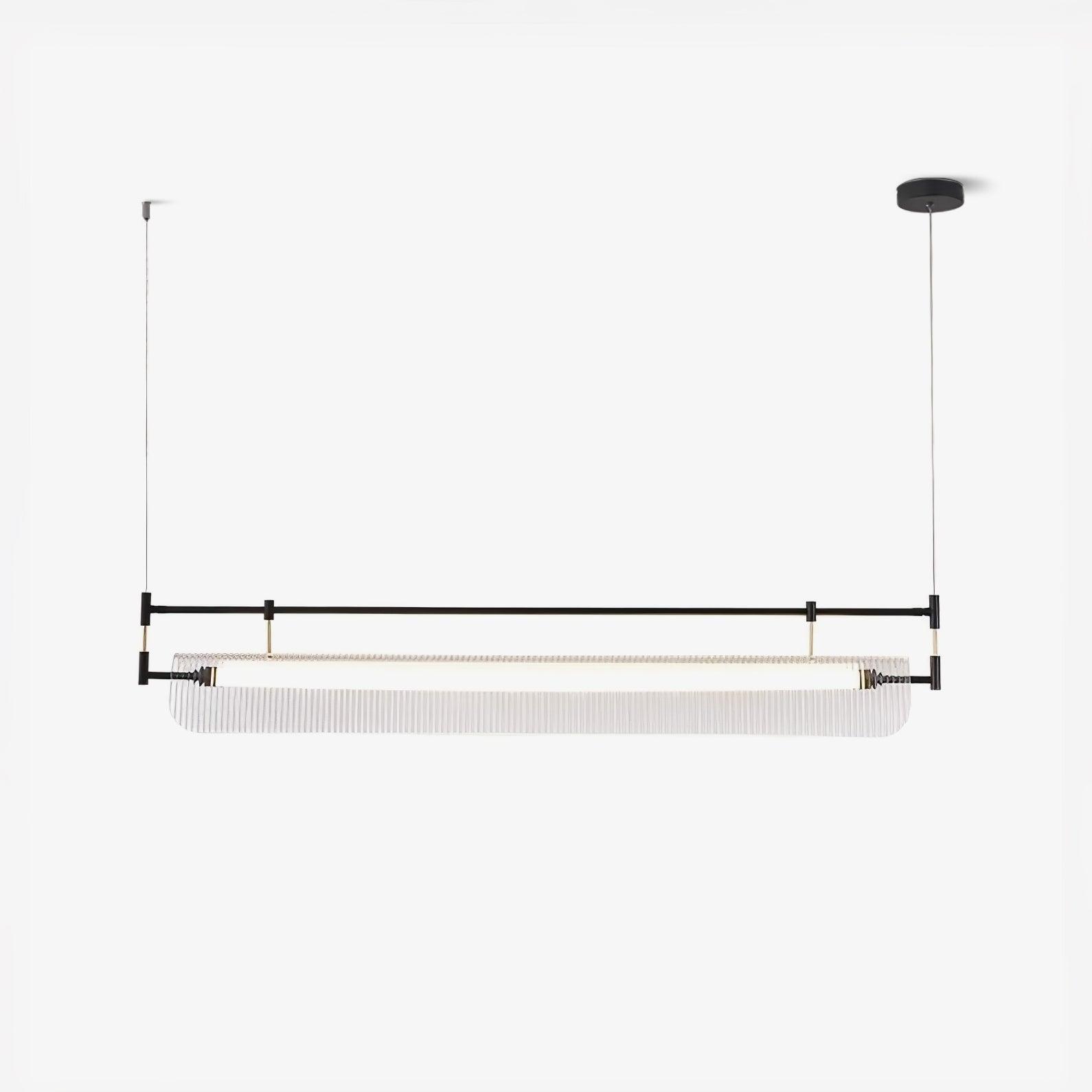Modern Geometric Linear Strip LED Pendant Light for Dining Room Kitchen Island