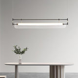 Modern Geometric Linear Strip LED Pendant Light for Dining Room Kitchen Island