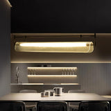 Modern Geometric Linear Strip LED Pendant Light for Dining Room Kitchen Island