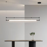 Modern Geometric Linear Strip LED Pendant Light for Dining Room Kitchen Island