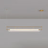Modern Geometric Linear Strip LED Pendant Light for Dining Room Kitchen Island