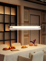 Modern Geometric Linear Strip LED Pendant Light for Dining Room Kitchen Island