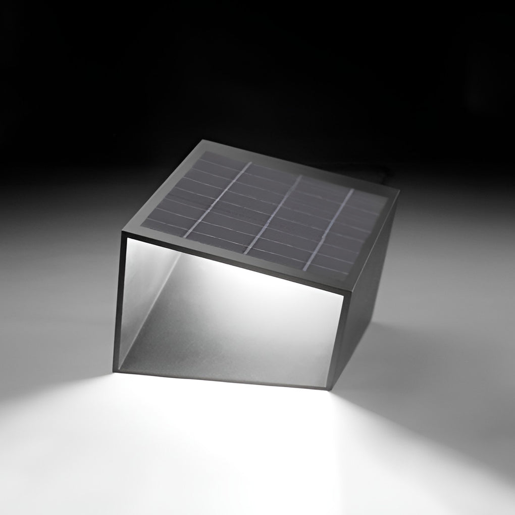 Modern Geometric Outdoor Garden Lights Waterproof Stainless Steel Post Lantern for Landscape Lighting