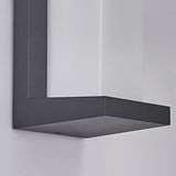 Modern Geometric Outdoor Wall Sconce Black Waterproof Exterior Light Fixture for Patio and Porch