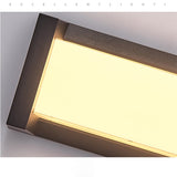 Modern Geometric Outdoor Wall Sconce Black Waterproof Exterior Light Fixture for Patio and Porch