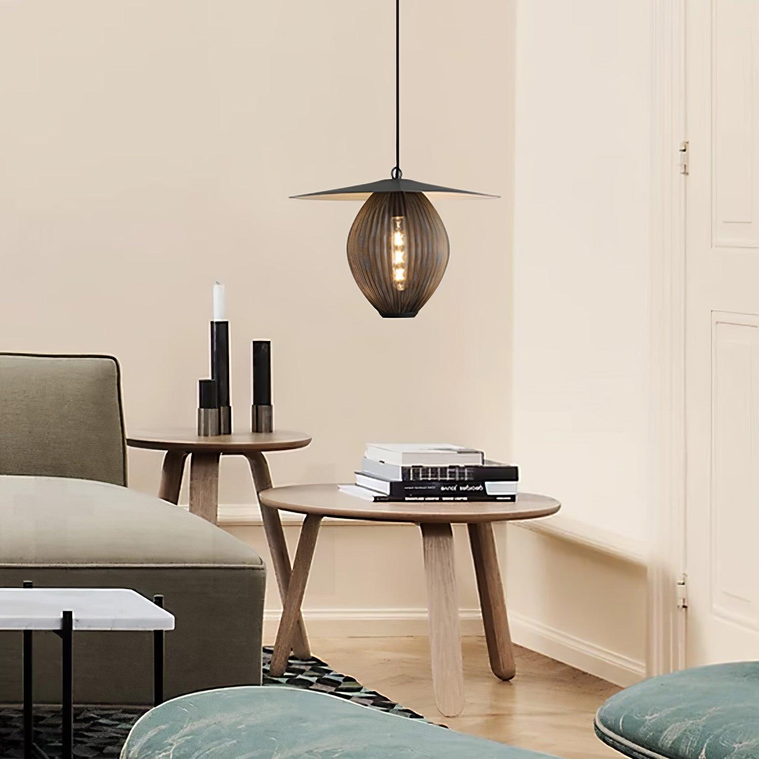 Modern Geometric Perforated Metal Satellite Pendant Lamp for Kitchen Island and Dining Areas