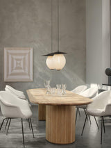 Modern Geometric Perforated Metal Satellite Pendant Lamp for Kitchen Island and Dining Areas