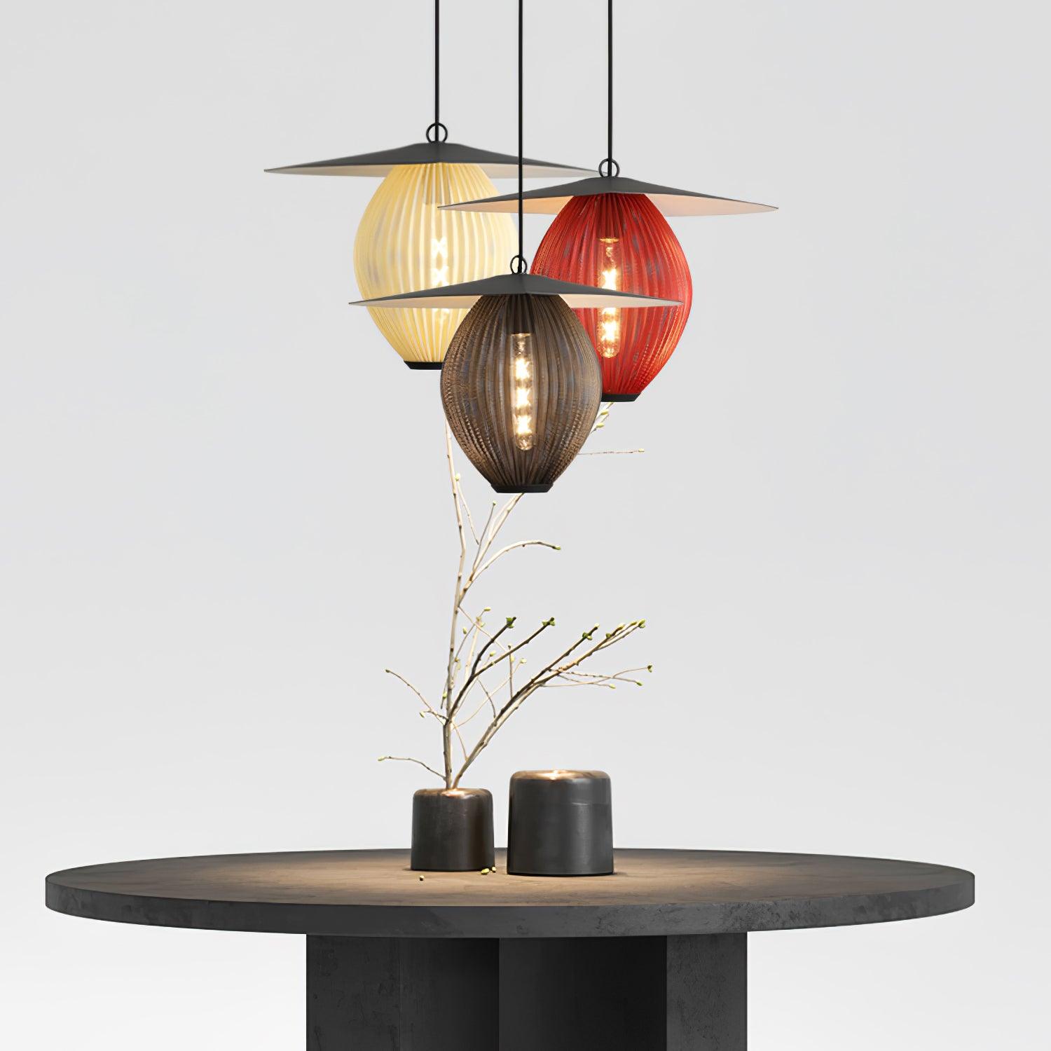Modern Geometric Perforated Metal Satellite Pendant Lamp for Kitchen Island and Dining Areas