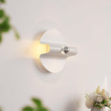 Modern Geometric Space Wall Sconce Chrome Indoor Lighting for Bedroom and Hallway