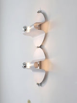 Modern Geometric Space Wall Sconce Chrome Indoor Lighting for Bedroom and Hallway