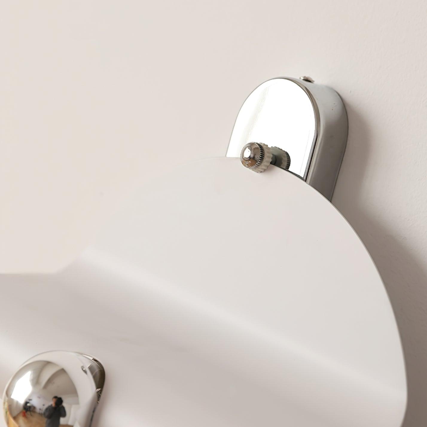 Modern Geometric Space Wall Sconce Chrome Indoor Lighting for Bedroom and Hallway