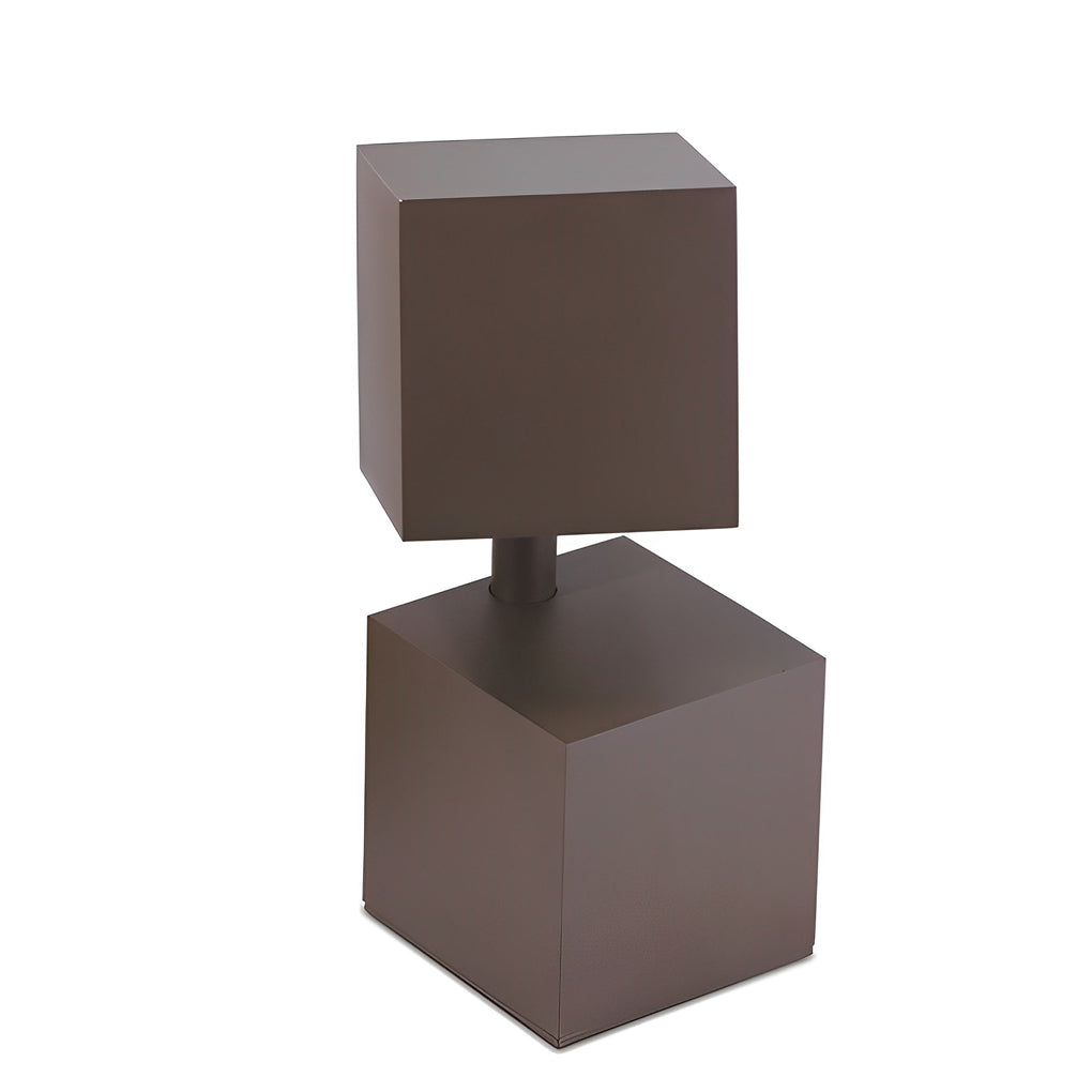 Modern Geometric Square LED Outdoor Lawn Light Waterproof Garden Path Lighting