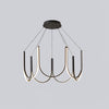 Modern Geometric U Shaped LED Pendant Light for Contemporary Dining and Living Spaces