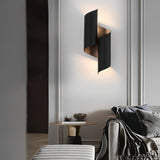 Modern Geometric Up and Down Wall Light Fixture Symmetrical Sconce Set of 2