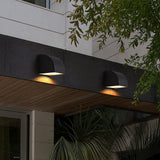 Modern Geometric Waterproof Exterior Wall Sconce IP65 Aluminum Outdoor Lighting for Porch Garden