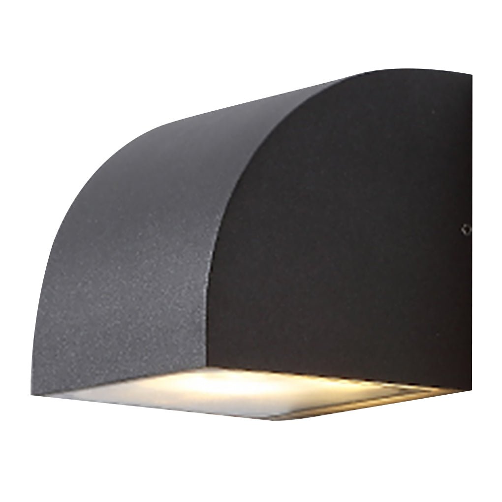 Modern Geometric Waterproof Exterior Wall Sconce IP65 Aluminum Outdoor Lighting for Porch Garden