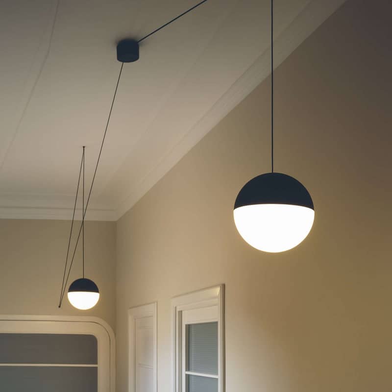 Modern GeoWeave Geometric LED Pendant Light with Adjustable Cable for Minimalist Interiors