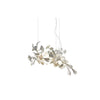Modern Ginkgo Leaf Porcelain Chandelier Luxury Ceramic Candelabrum Lighting