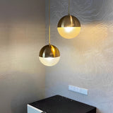Modern Glass Ball Globe LED Pendant Light Nordic Chandelier for Dining Room Living Room