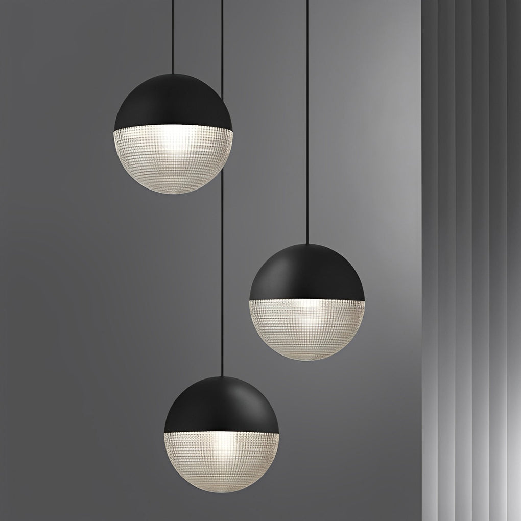 Modern Glass Ball Globe LED Pendant Light Nordic Chandelier for Dining Room Living Room