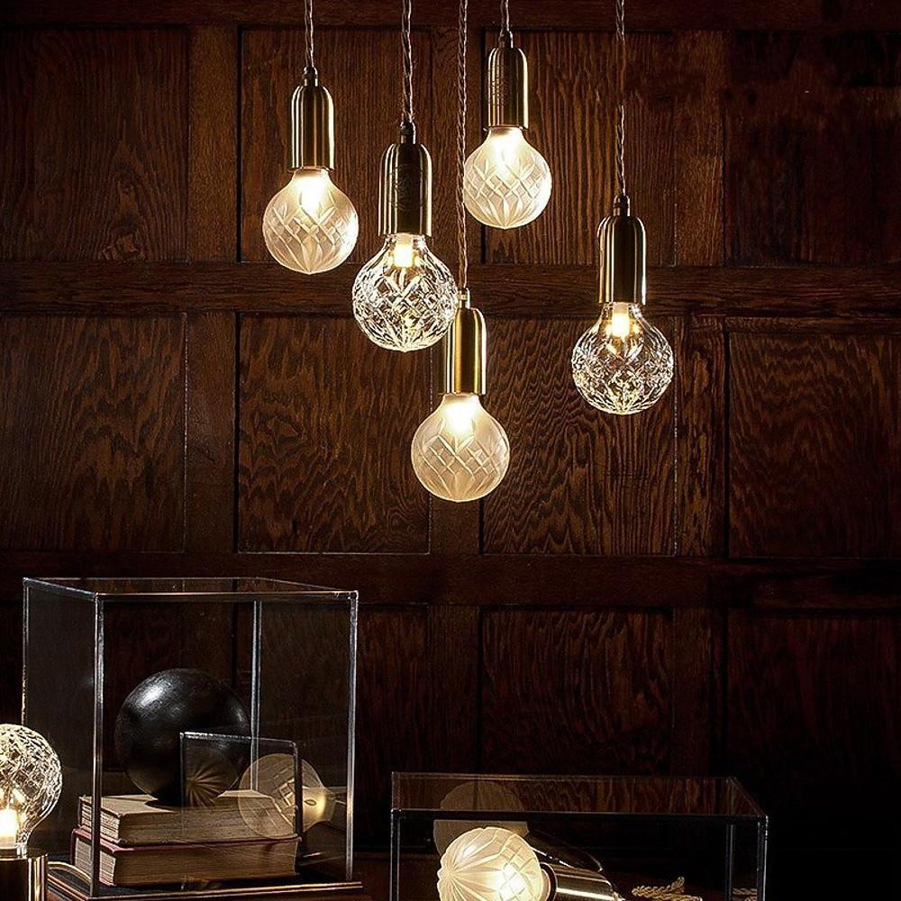 Modern Glass Ball LED Pendant Lighting Gold Nordic Hanging Lamp for Kitchen Island