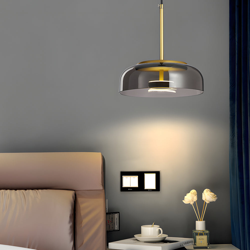 Modern Glass Biossi Pendant Light Nordic LED Hanging Lamp for Living Room