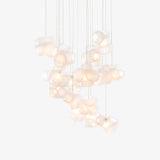 Modern Glass Bubbles Cluster LED Pendant Light for Contemporary Living Spaces