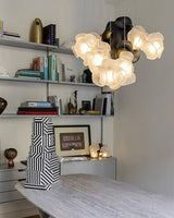 Modern Glass Bubbles Cluster LED Pendant Light for Contemporary Living Spaces