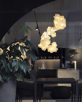 Modern Glass Bubbles Cluster LED Pendant Light for Contemporary Living Spaces