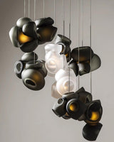 Modern Glass Bubbles Cluster LED Pendant Light for Contemporary Living Spaces