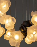 Modern Glass Bubbles Cluster LED Pendant Light for Contemporary Living Spaces