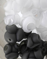 Modern Glass Bubbles Cluster LED Pendant Light for Contemporary Living Spaces