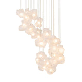 Modern Glass Bubbles Cluster LED Pendant Light for Contemporary Living Spaces