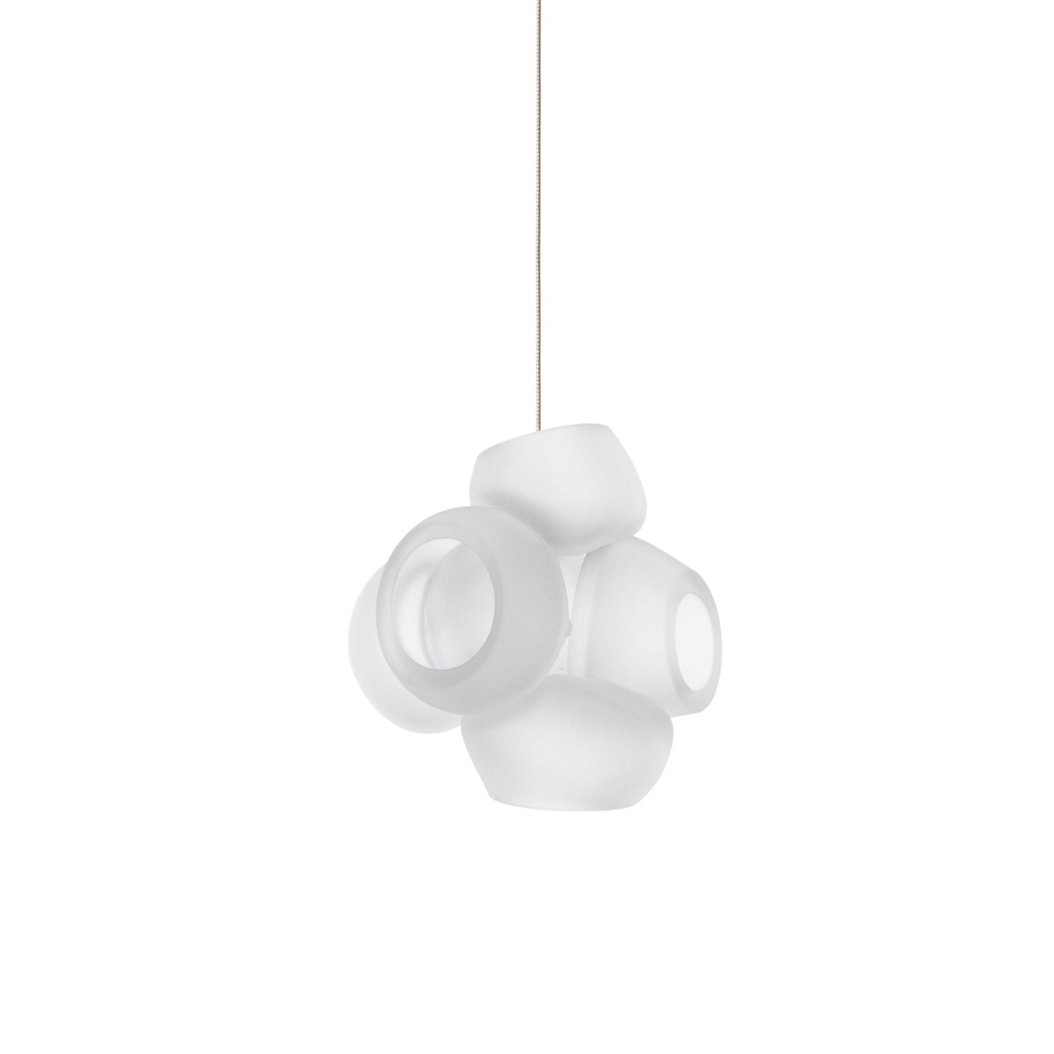 Modern Glass Bubbles Cluster LED Pendant Light for Contemporary Living Spaces