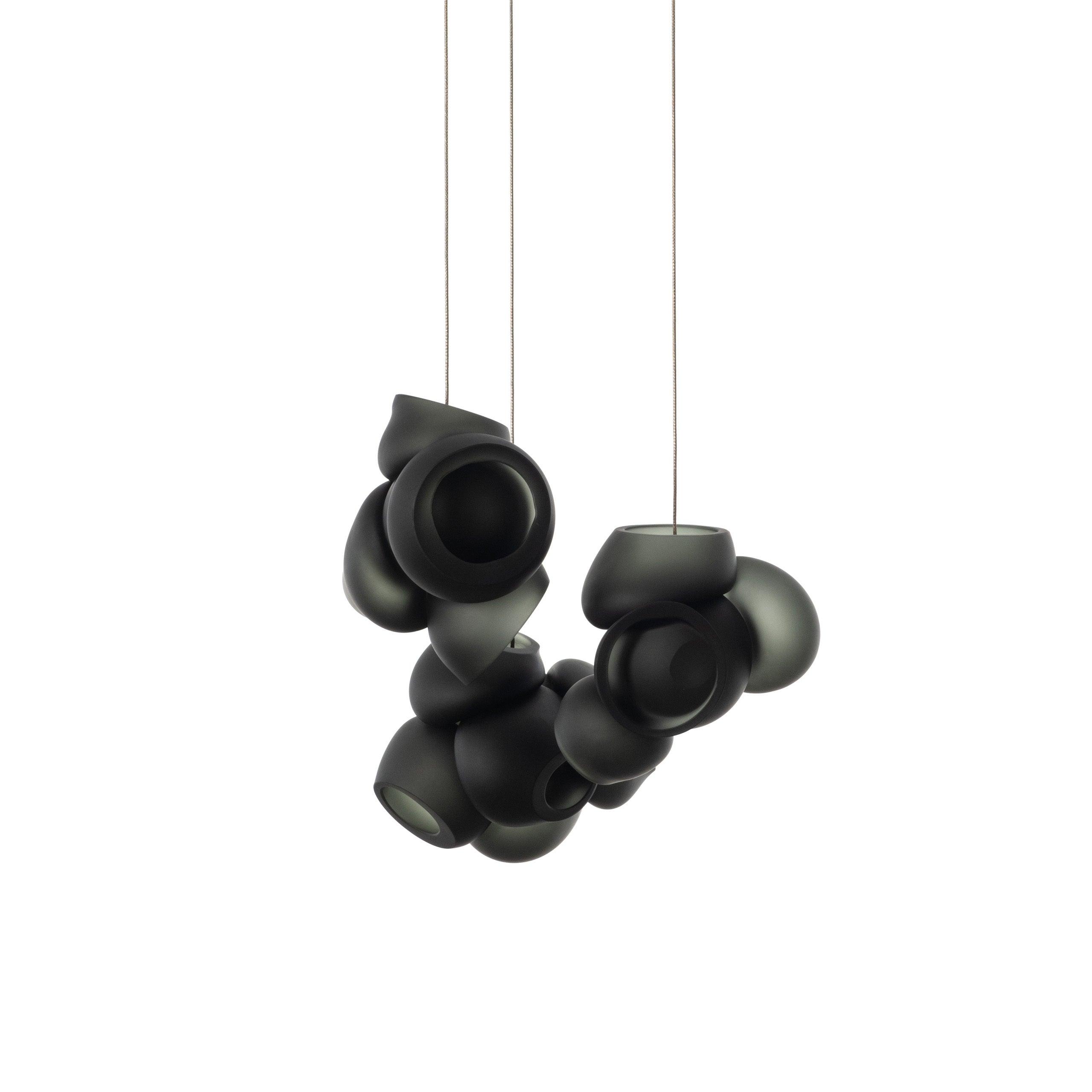 Modern Glass Bubbles Cluster LED Pendant Light for Contemporary Living Spaces