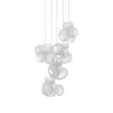 Modern Glass Bubbles Cluster LED Pendant Light for Contemporary Living Spaces
