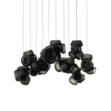 Modern Glass Bubbles Cluster LED Pendant Light for Contemporary Living Spaces