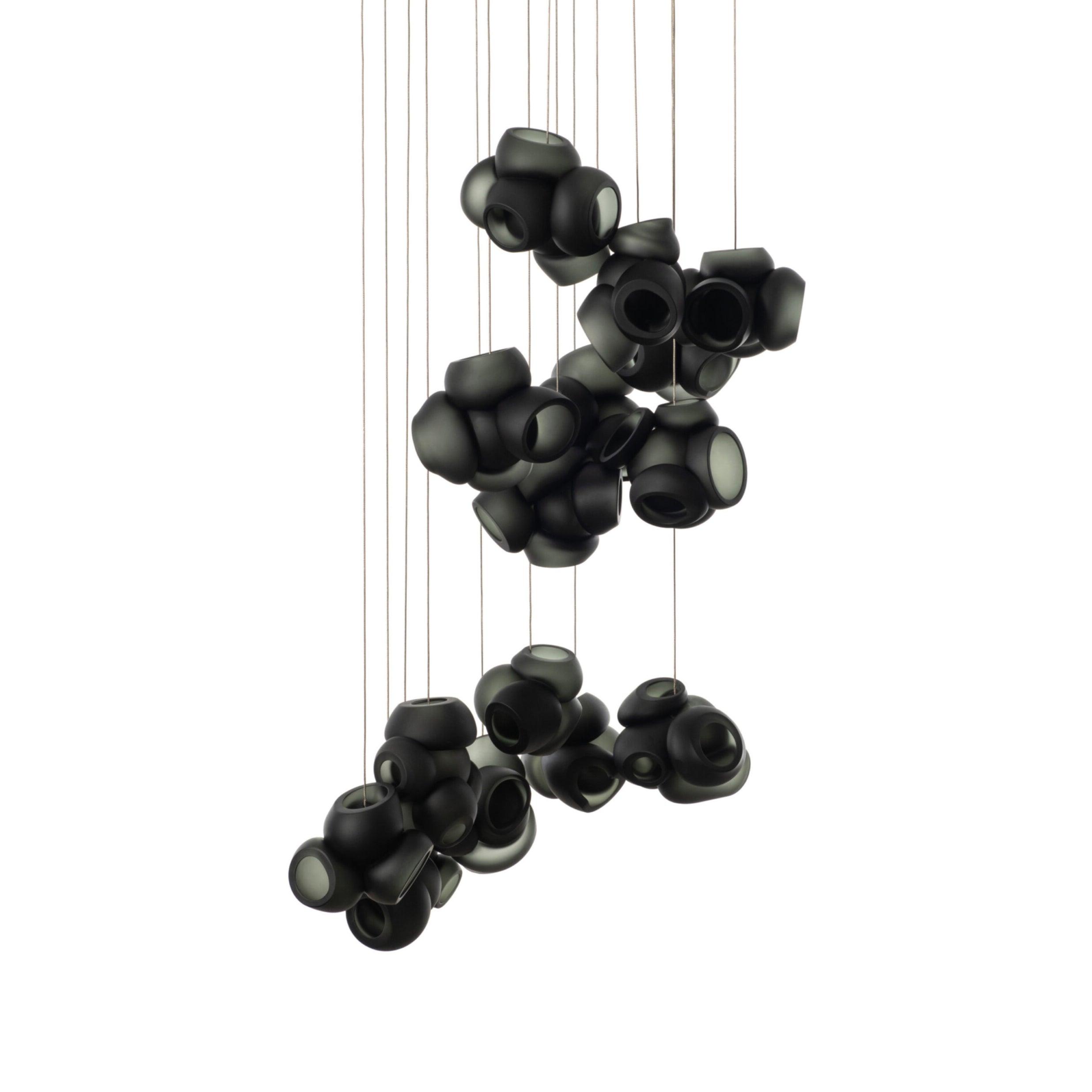Modern Glass Bubbles Cluster LED Pendant Light for Contemporary Living Spaces